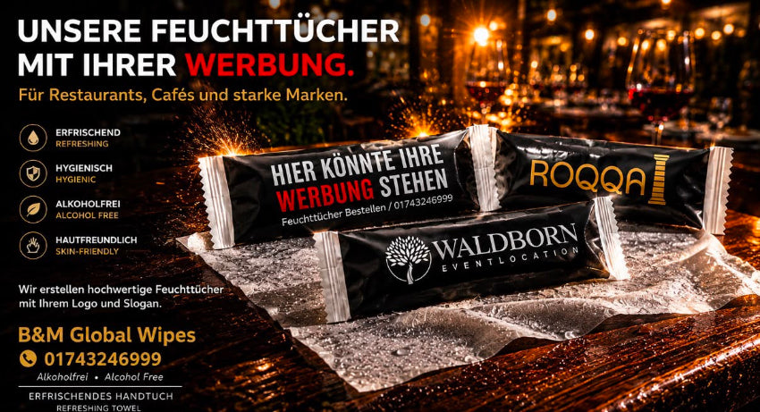 Personalisierte Feuchttücher – B&M Global Wipes
